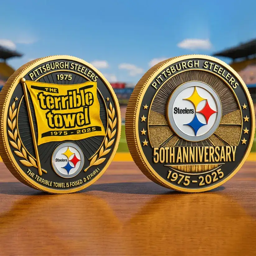 Pittsburgh Steelers – “Terrible Towel” 50th Anniversary Ornament
