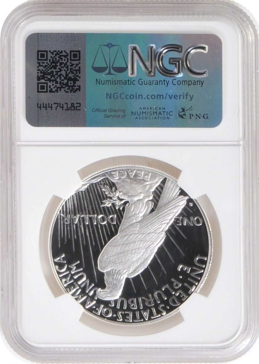 2023 6 PC Morgan and Peace Silver Dollars NGC MS70/PF70/ Reverse PF70 Advance Releases signed by Kenneth Bressett