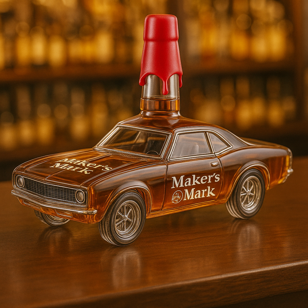 Muscle Car Whiskey Bottle