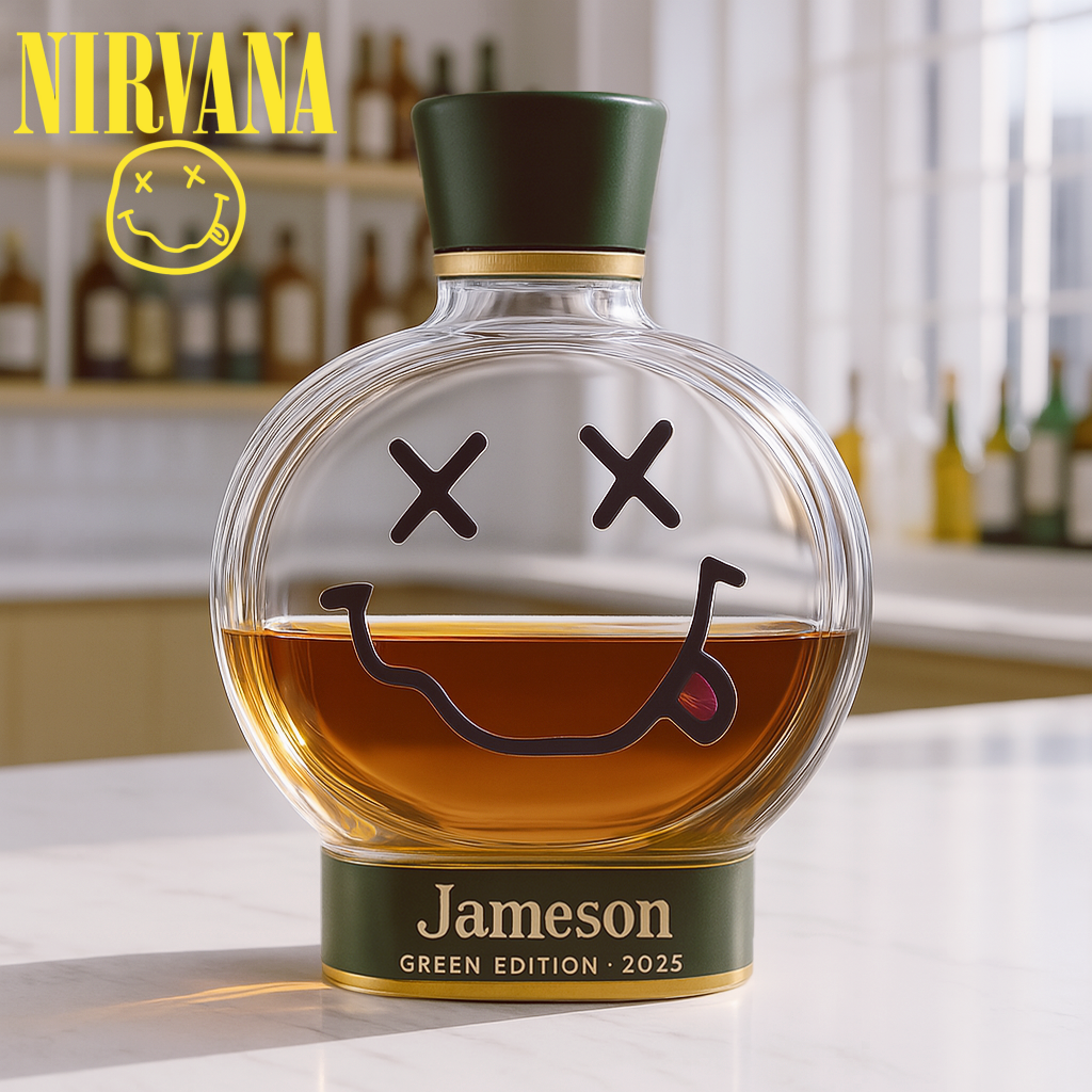 Nirvana Whiskey Bottle