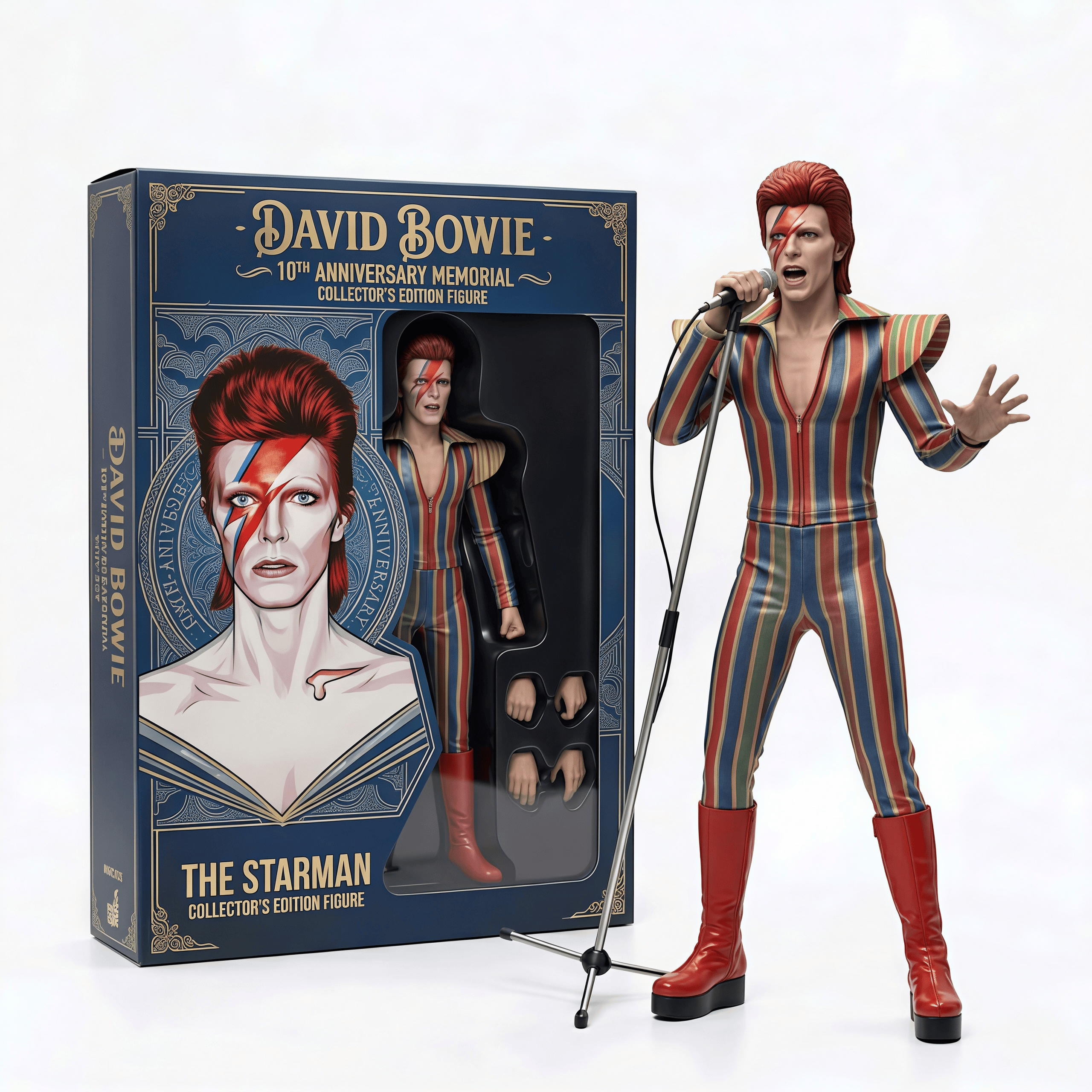Hot Toys 1/18 Scale David Bowie 10th Anniversary Commemorative Figure