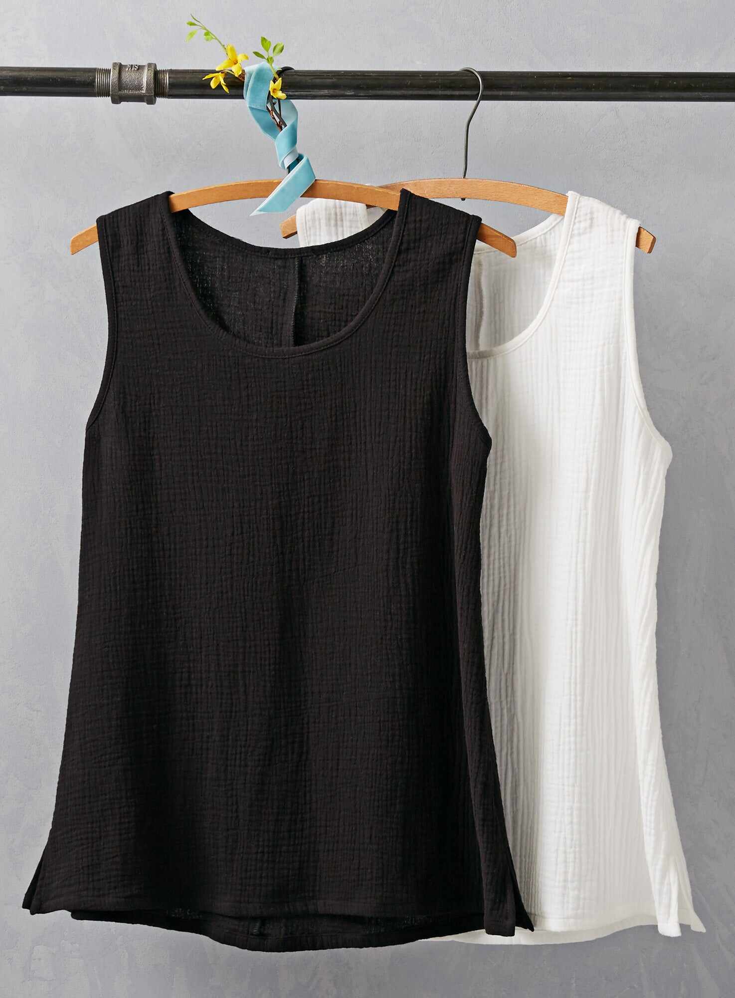 Cotton Ripple Tank Top