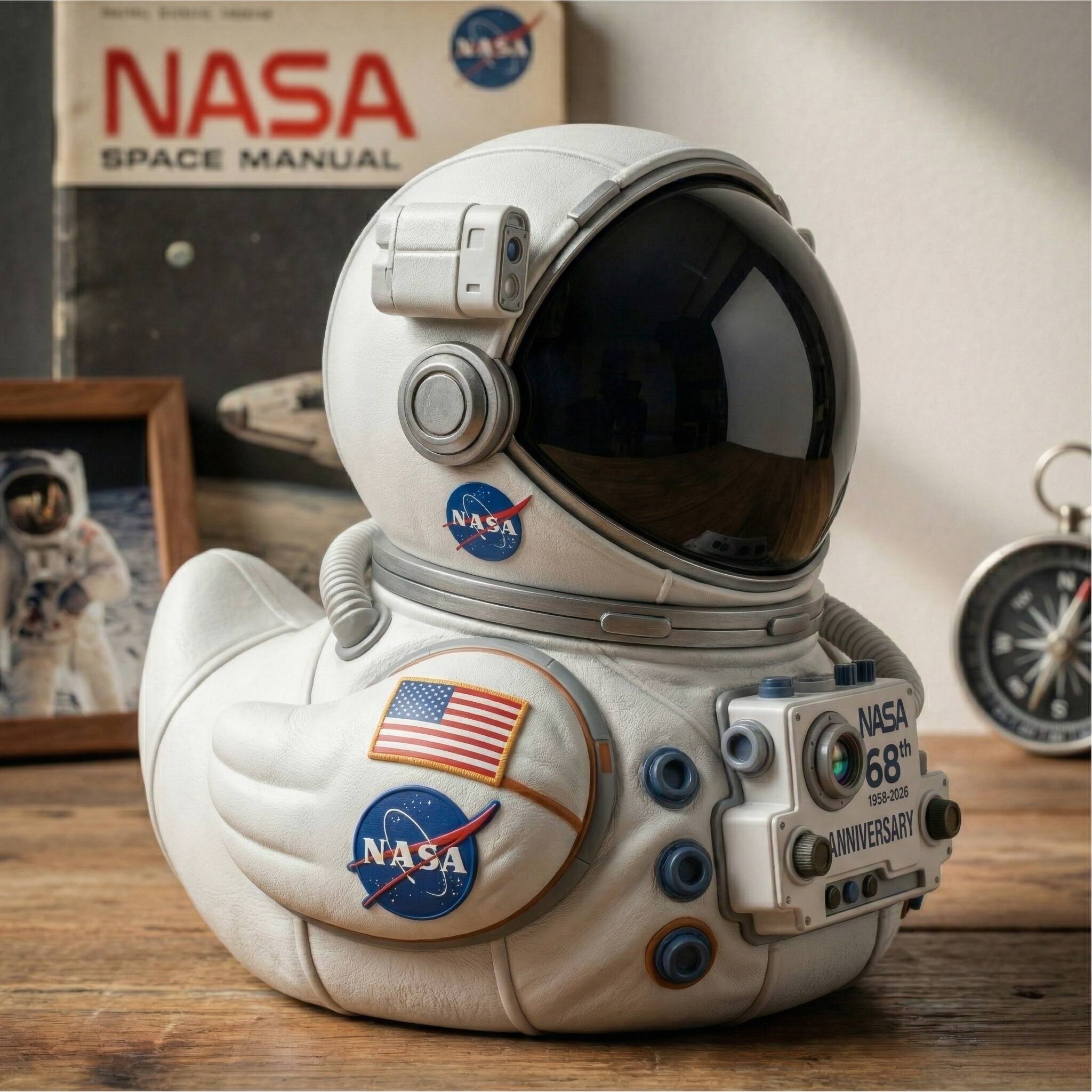 NASA 68th Anniversary Duck: Quack to the Stars! 🚀