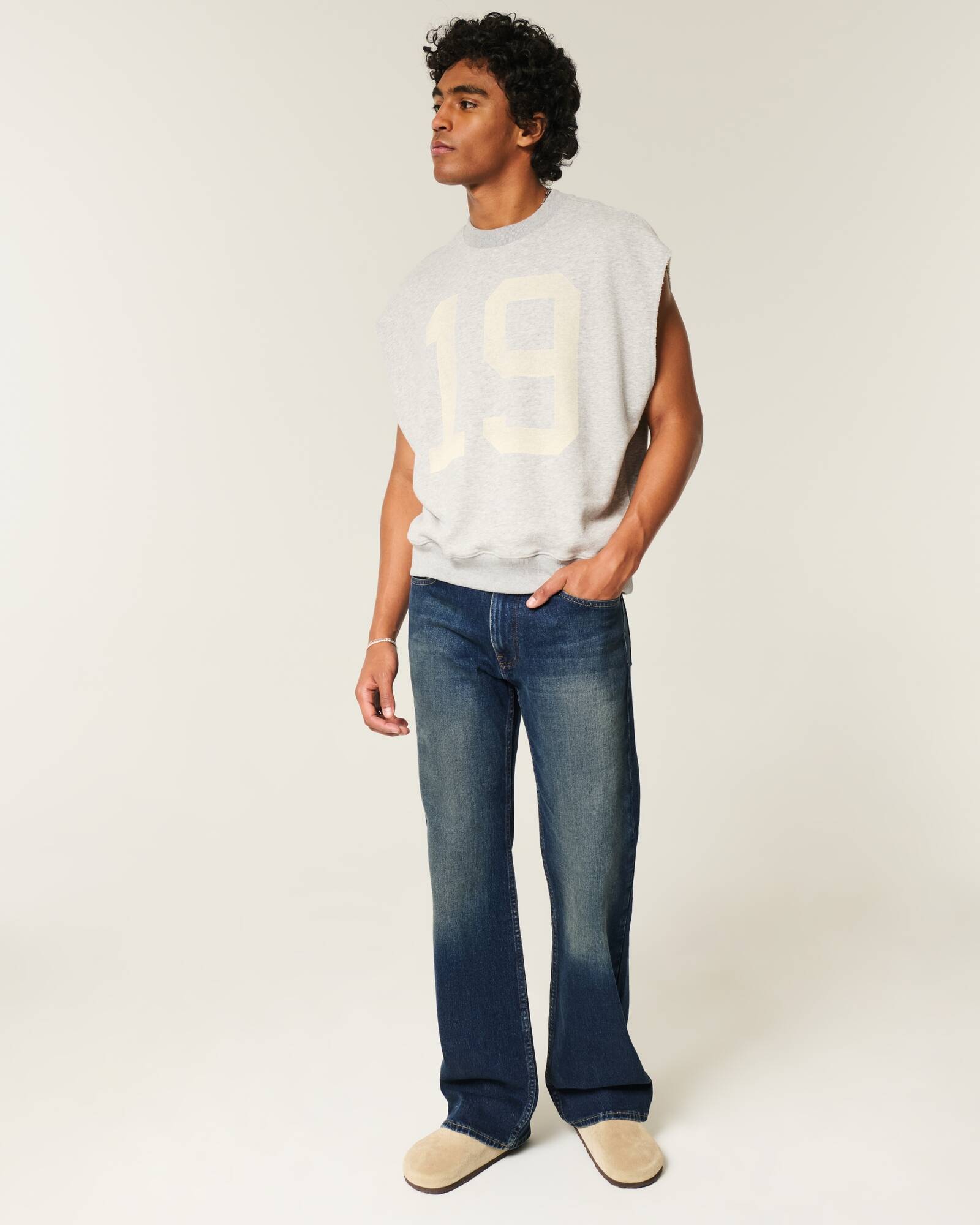 Light Wash Bootcut Jeans