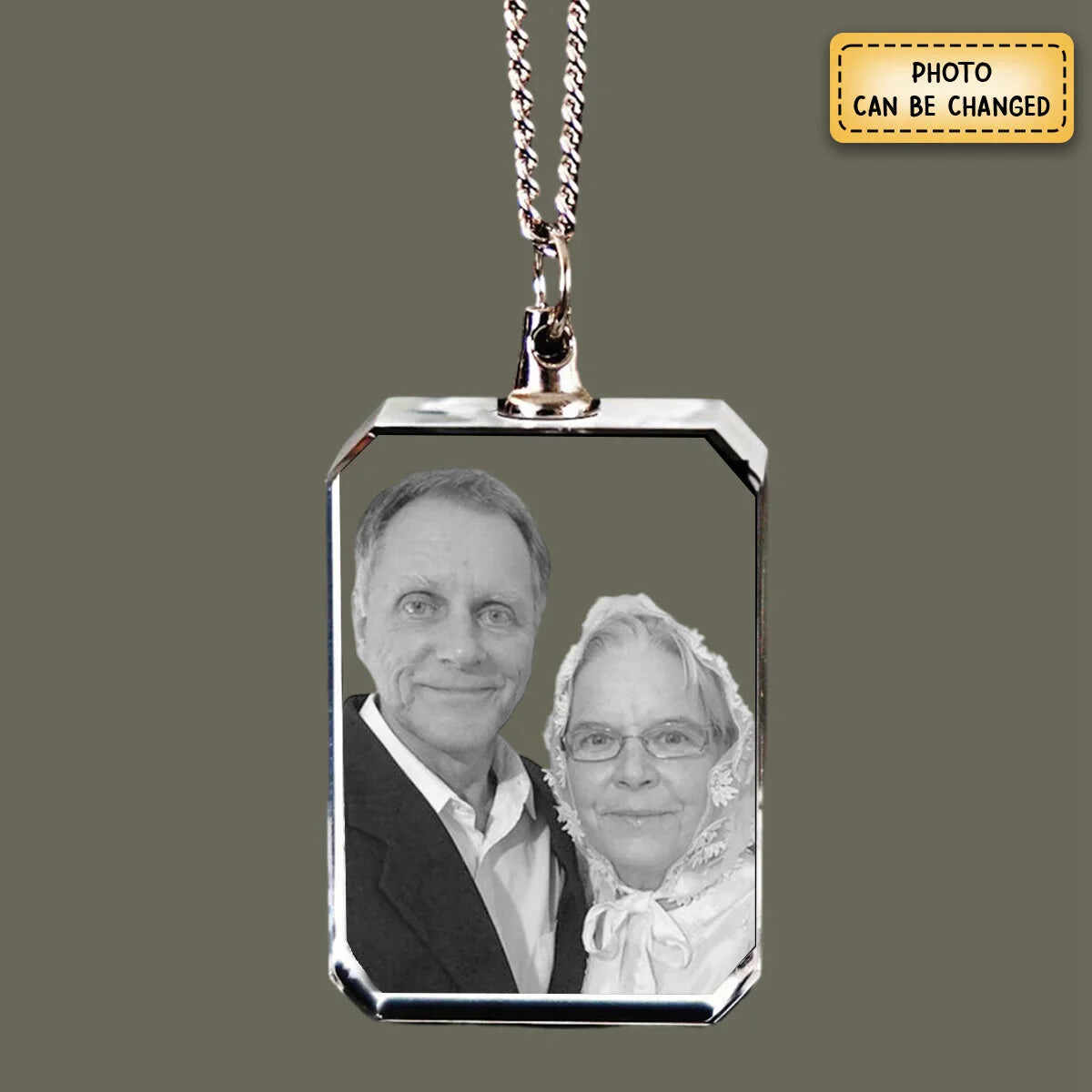 National Parents' Day♥ For Memorial - I Will Carry You With Me Until I See You Again Transparent Photo Custom Necklace