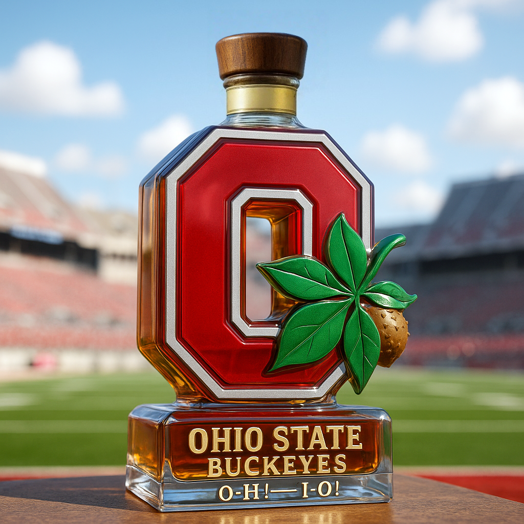 Ohio State Buckeyes Limited-Edition Whiskey Bottle