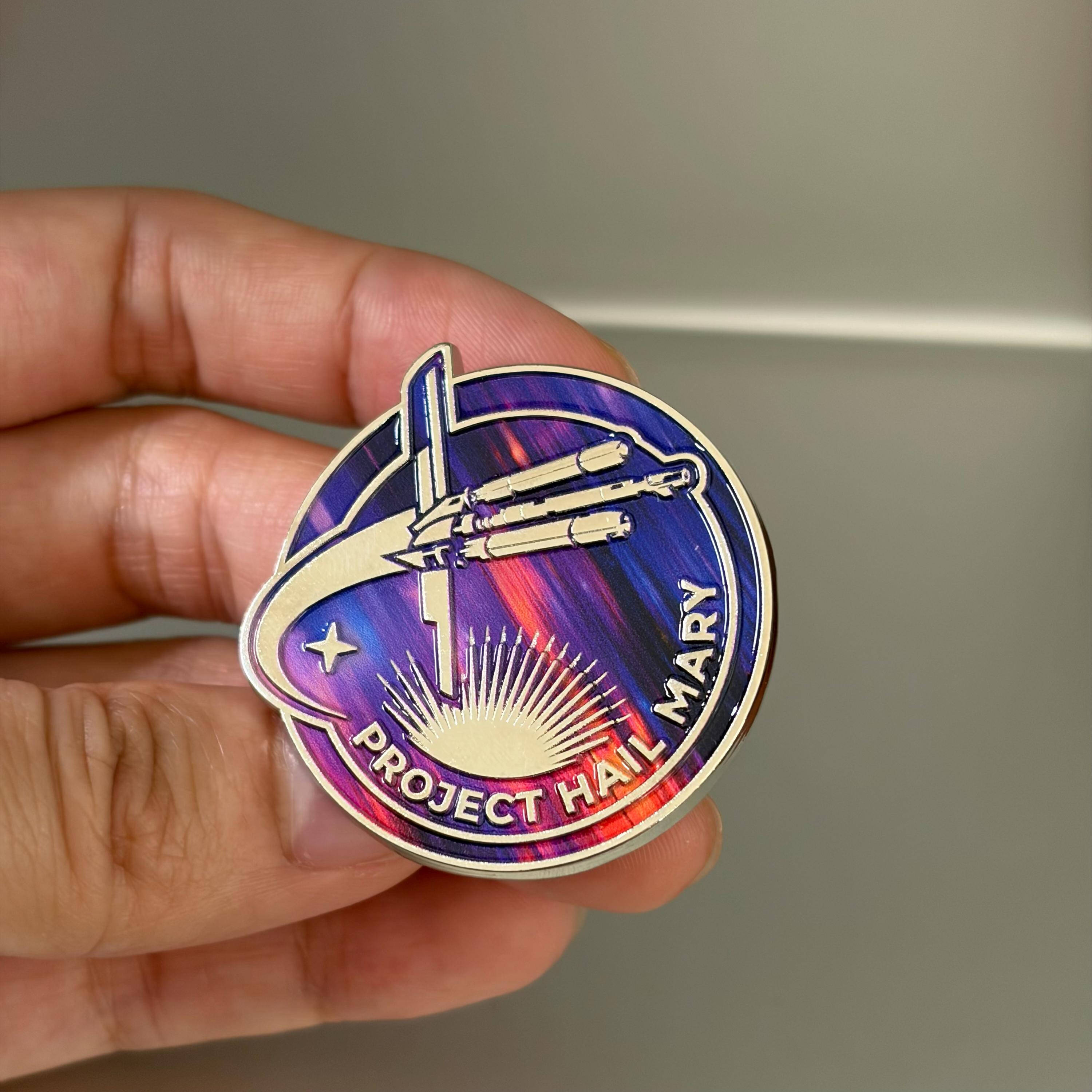 Project Hail Mary Mission Inspired Movie Enamel Pin