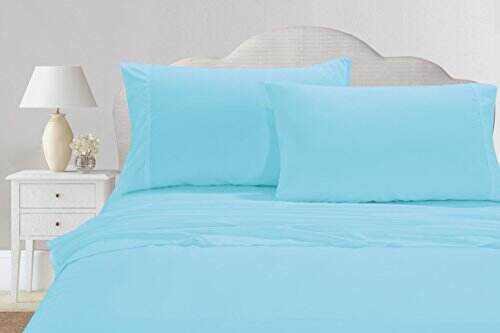 Set of 2 Silky Soft Polyester Single Flat Sheet