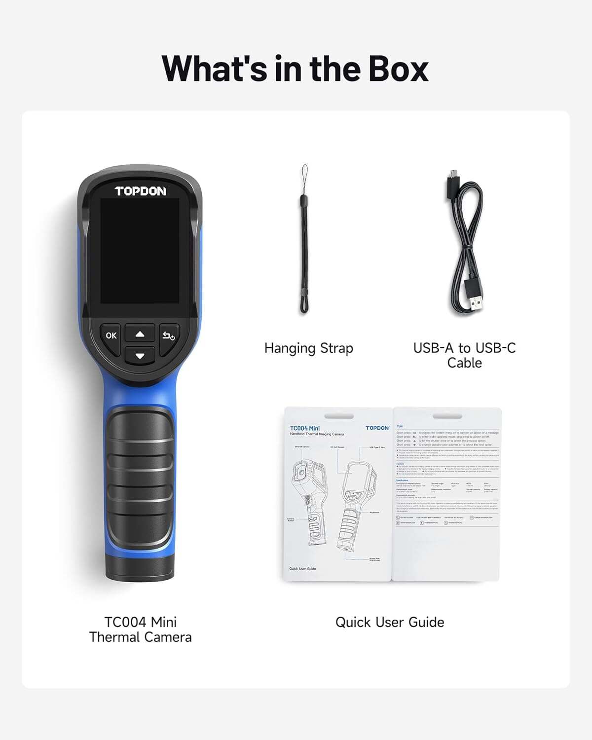 Compact Thermal Camera for Home Electrical HVAC Vehicle Inspection