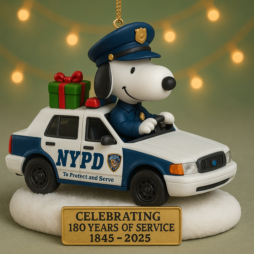 SNP NYPD 80th Anniversary Ornament