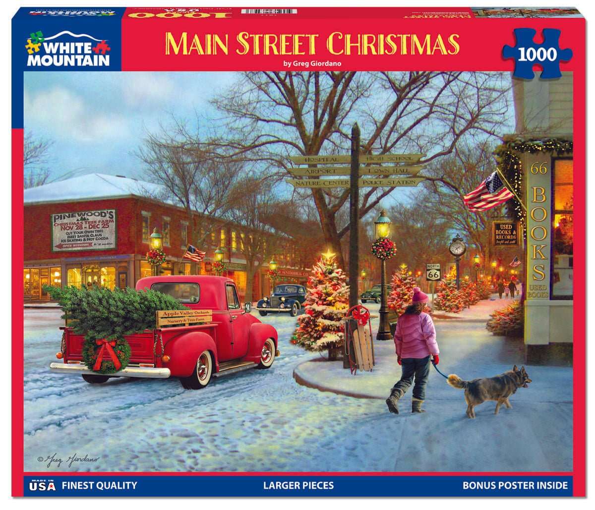 Main Street Christmas (1817pz) - 1000 Piece Jigsaw Puzzle