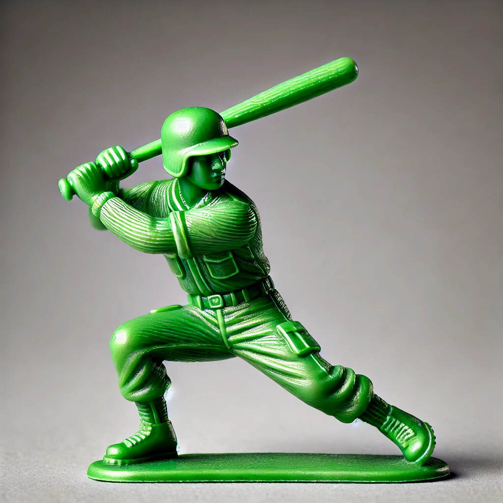 Green Army Men - Baseball Set