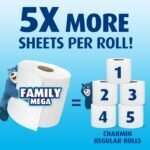 Charmin Ultra Soft Cushiony Touch Toilet Paper, 18 Family Mega Rolls = 90 Regular Rolls