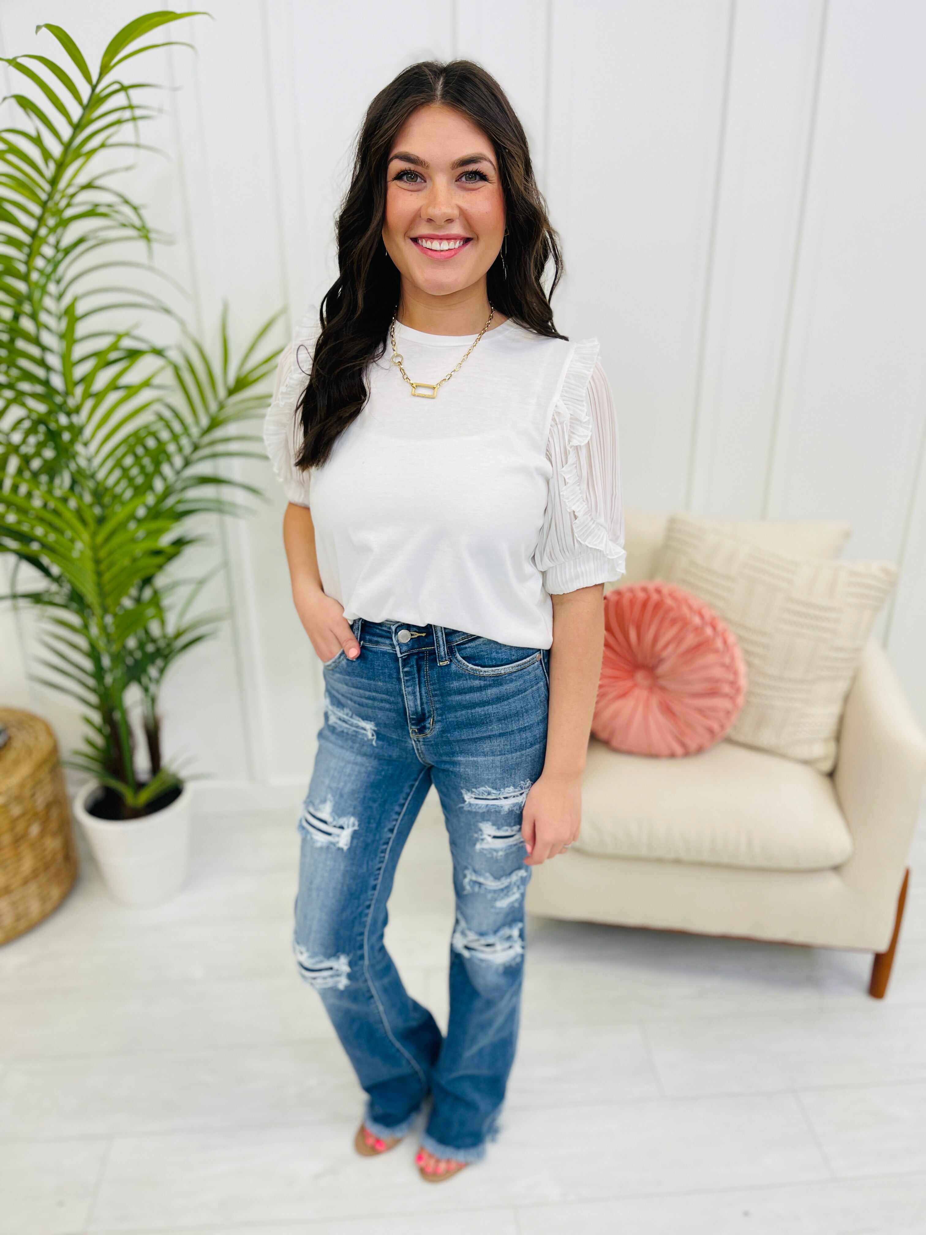 REG/CURVY Patch it Up Bootcut Jeans