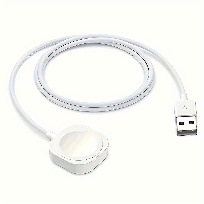 Fast Wireless Charger for Apple Watch - Strong Magnetic Connection, Rapid Fast Charging, Portable Design with USB Cable - Compatible with All Apple Watch Series 9 8 7 6 SE 5 4 3 2 1