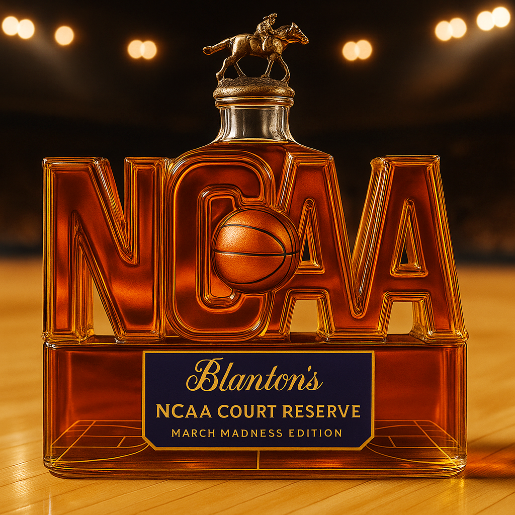 NCAA Basketball  Whiskey Bottle