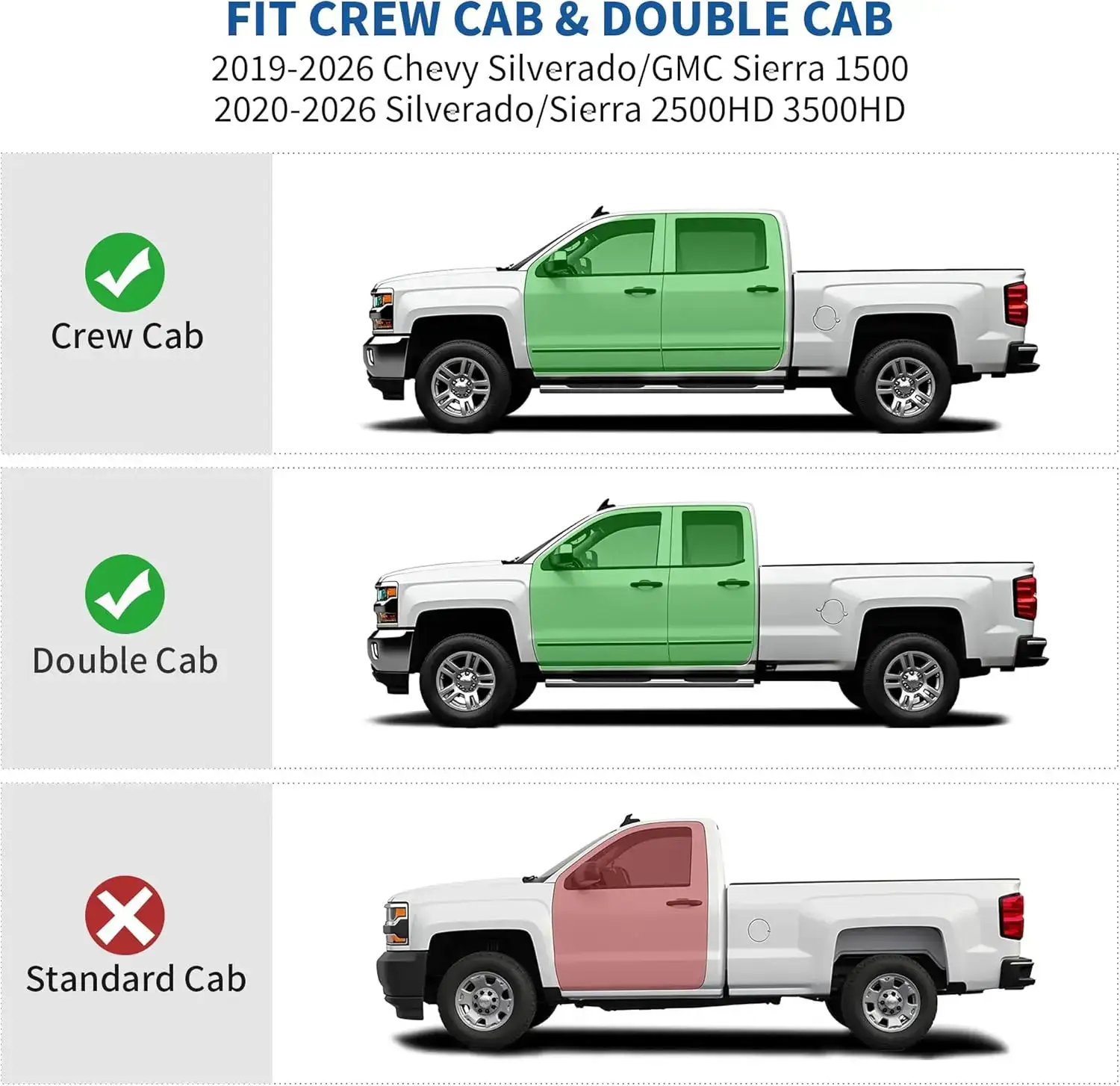 2-in-1 Underseat Storage Box for 2019-2026 Chevy Silverado & GMC Sierra