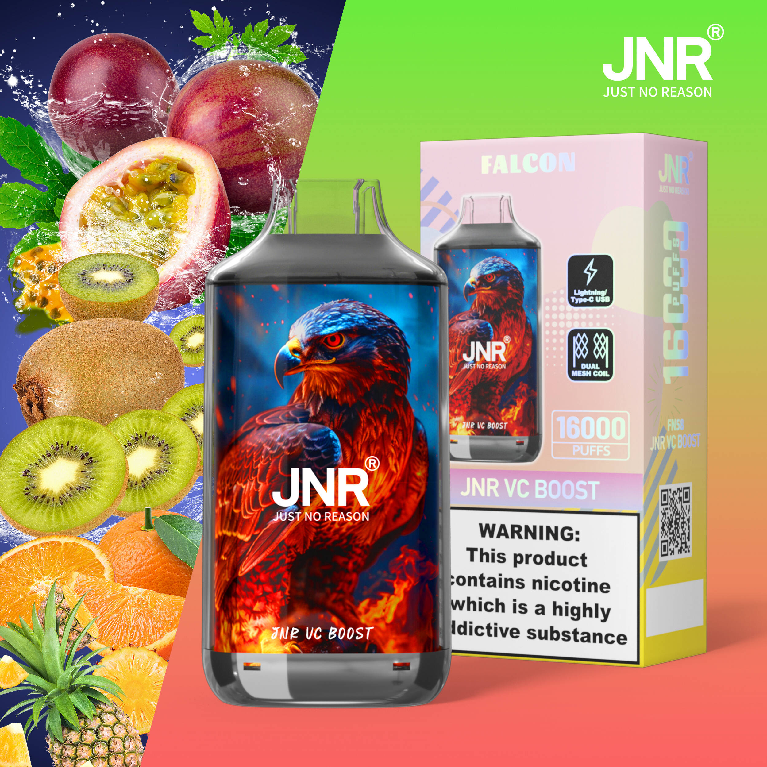 JNR Falcon 16000 Puffs -Disposable Vape
