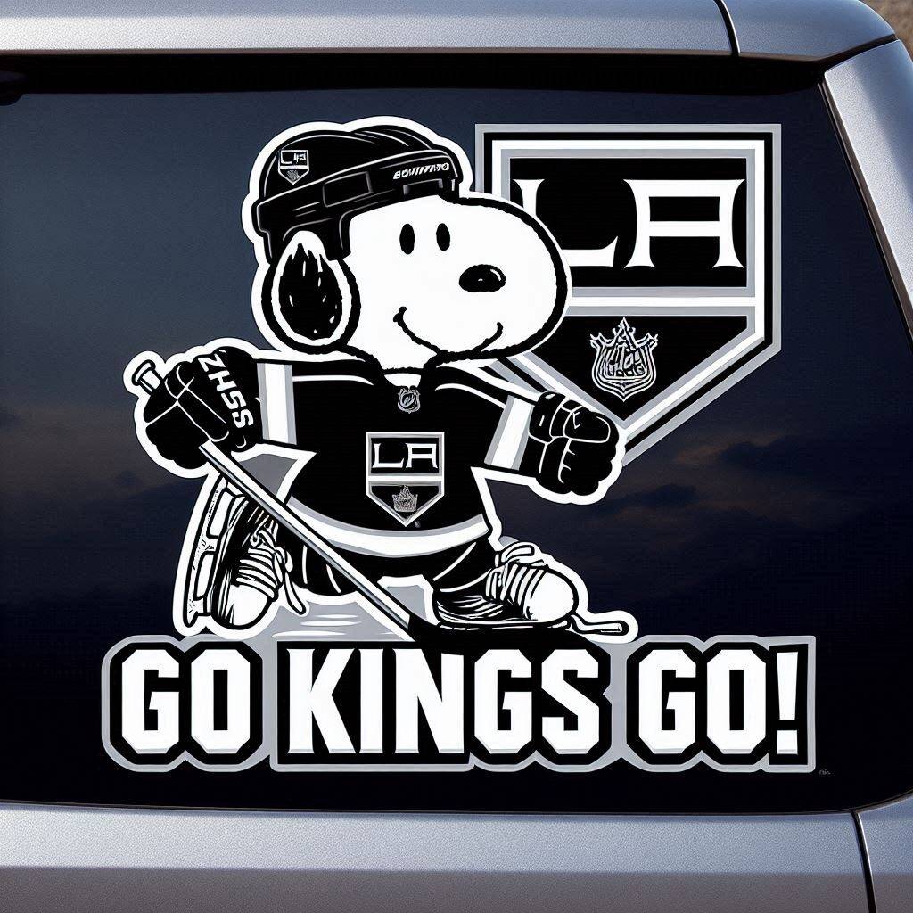 Snoopy NHL Car Decal