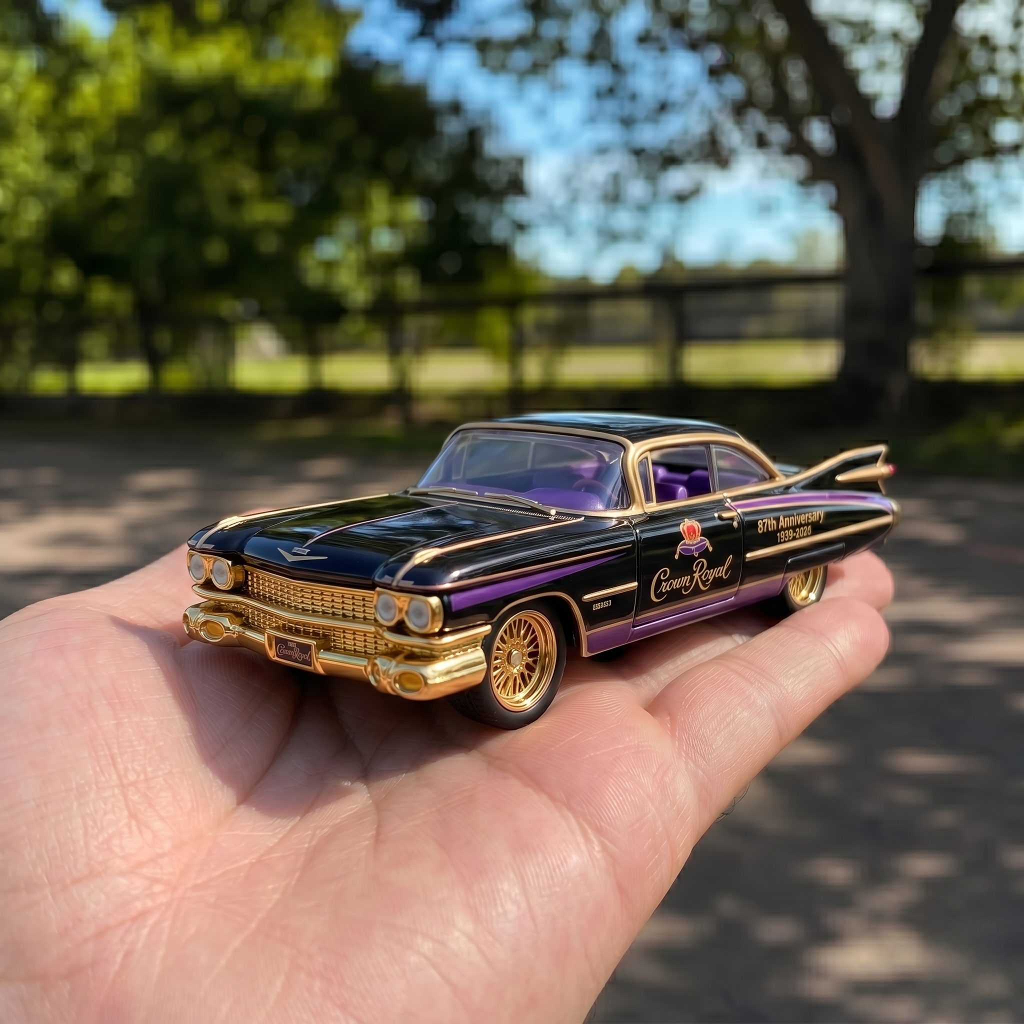 Hot Wheels Crown Royal 87TH ANNIVERSARY 1959 Cadillac Coupe DeVille Model