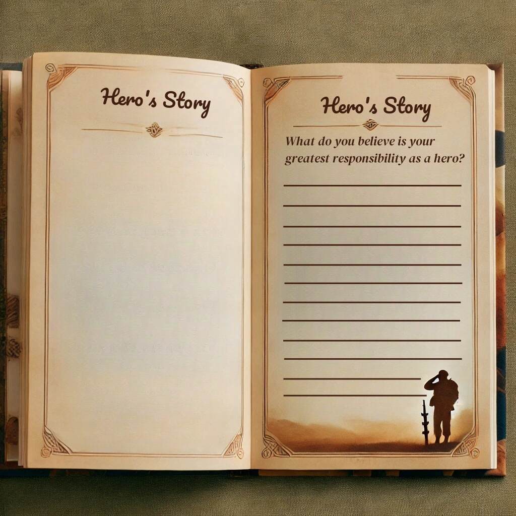 Hero, I Want to Hear Your Story：A Veteran’s Guided Journal To Share His Service & His Sacrifice