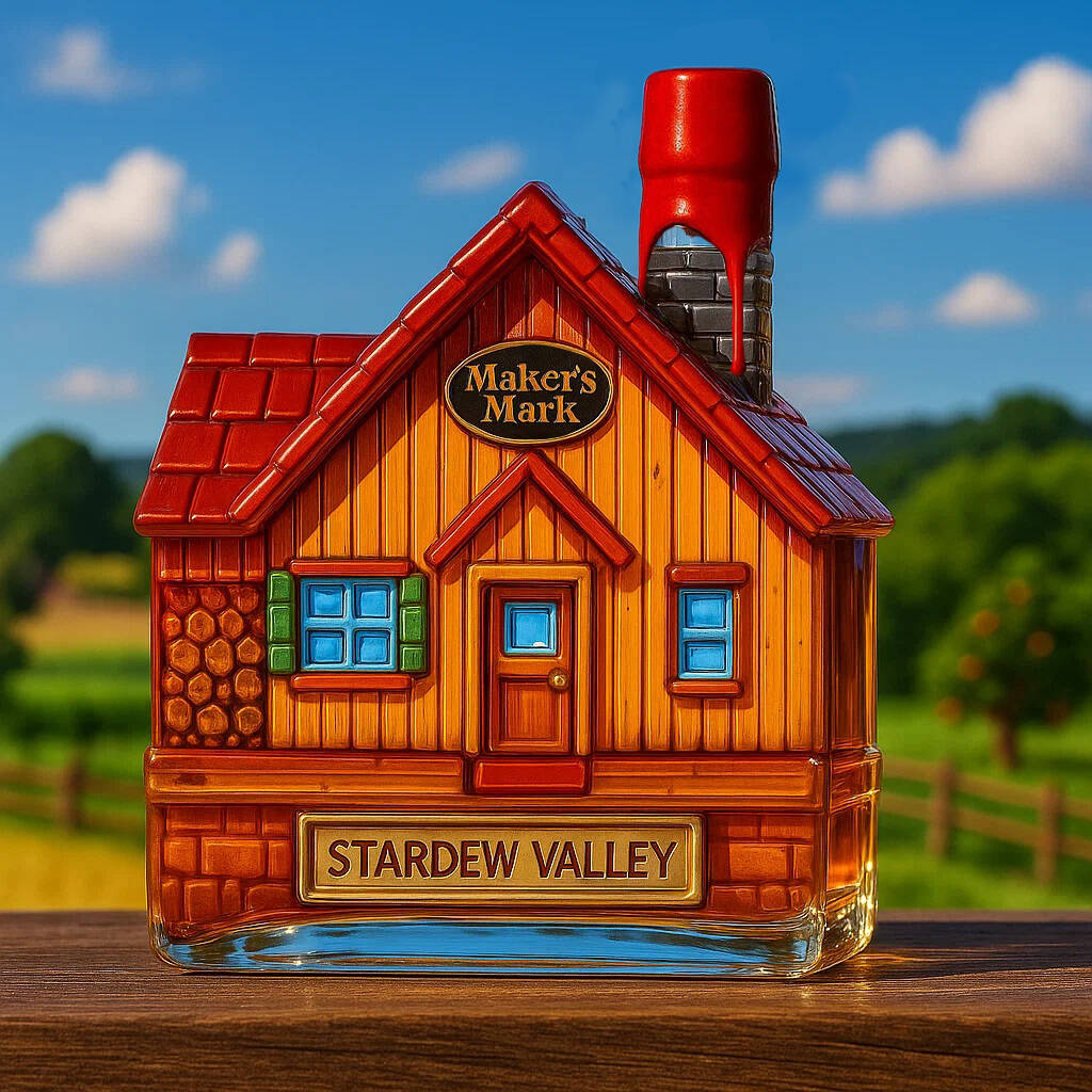Stardew Valley Farmhouse Limited Edition Whisky Bottle