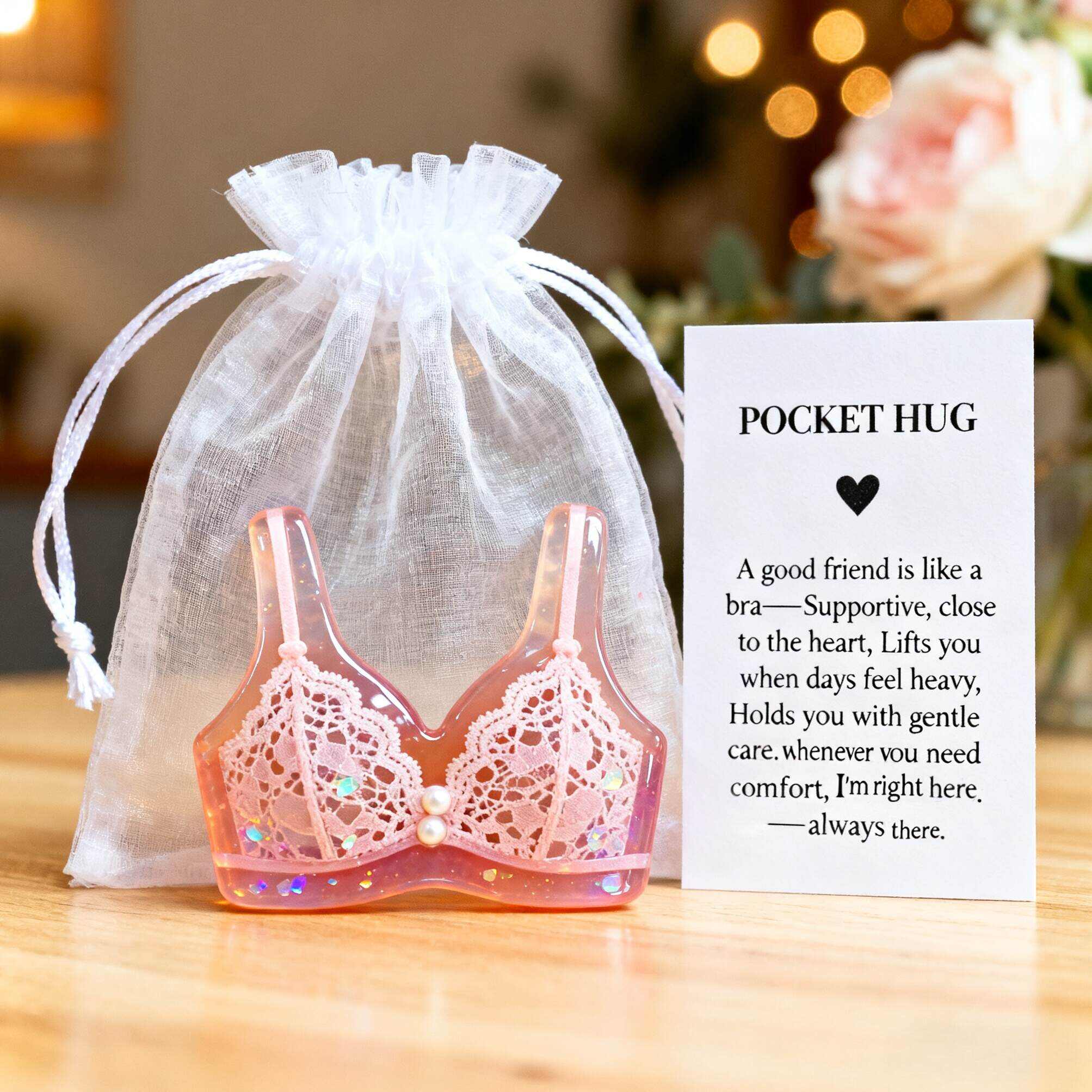 Pocket Hug for Sisters – A Good Friends Are Like a Bra