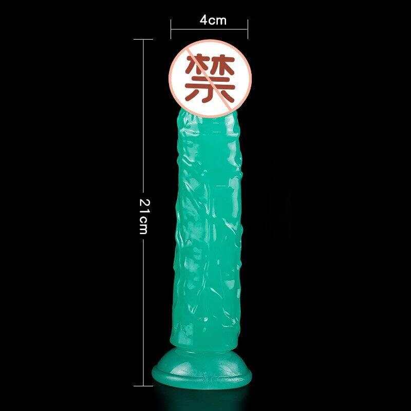 Luminous Realistic Dildo – S/M/L/XL/XXL Sizes with Suction Cup for Women & Couples