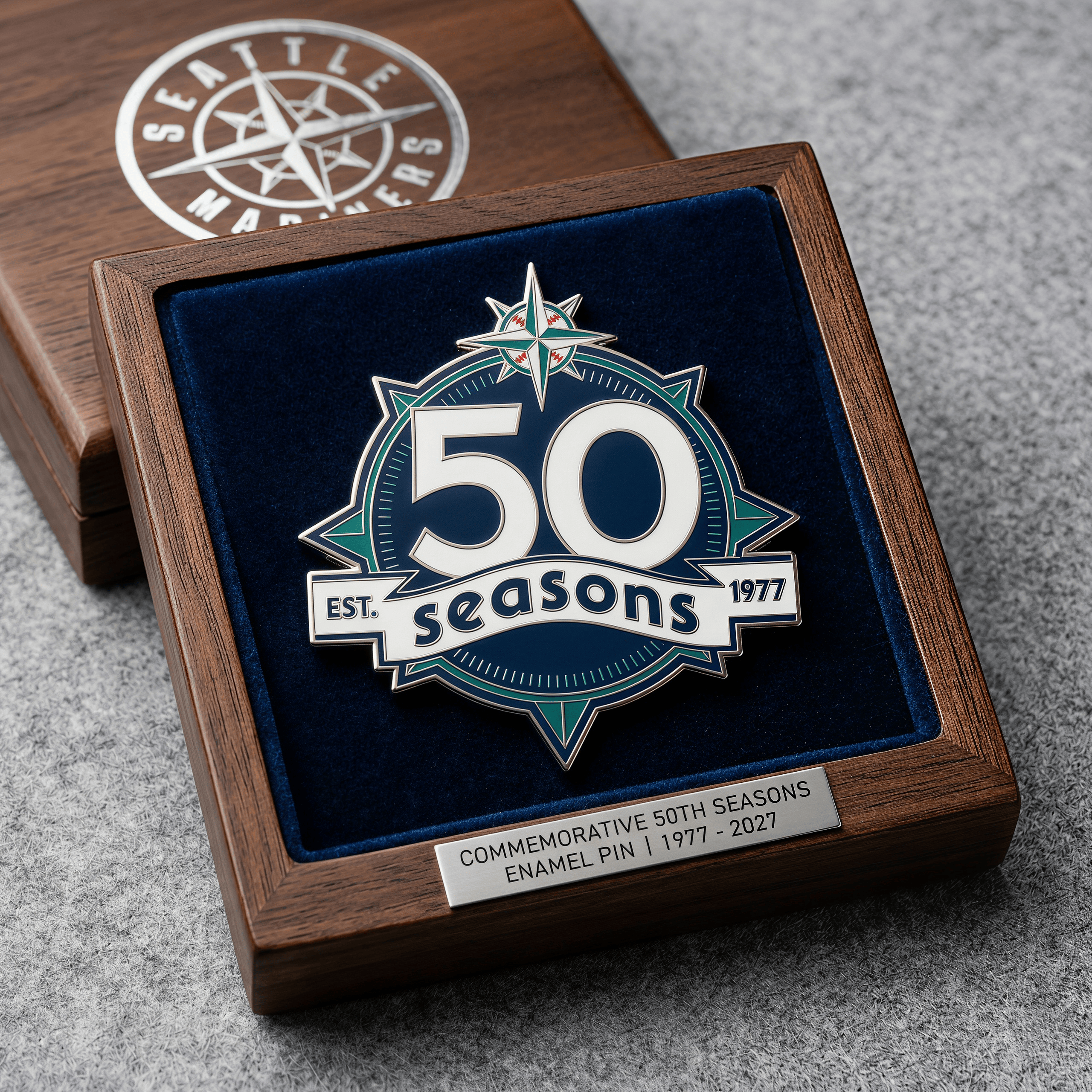 Seattle Mariners 50th Anniversary Enamel Pin