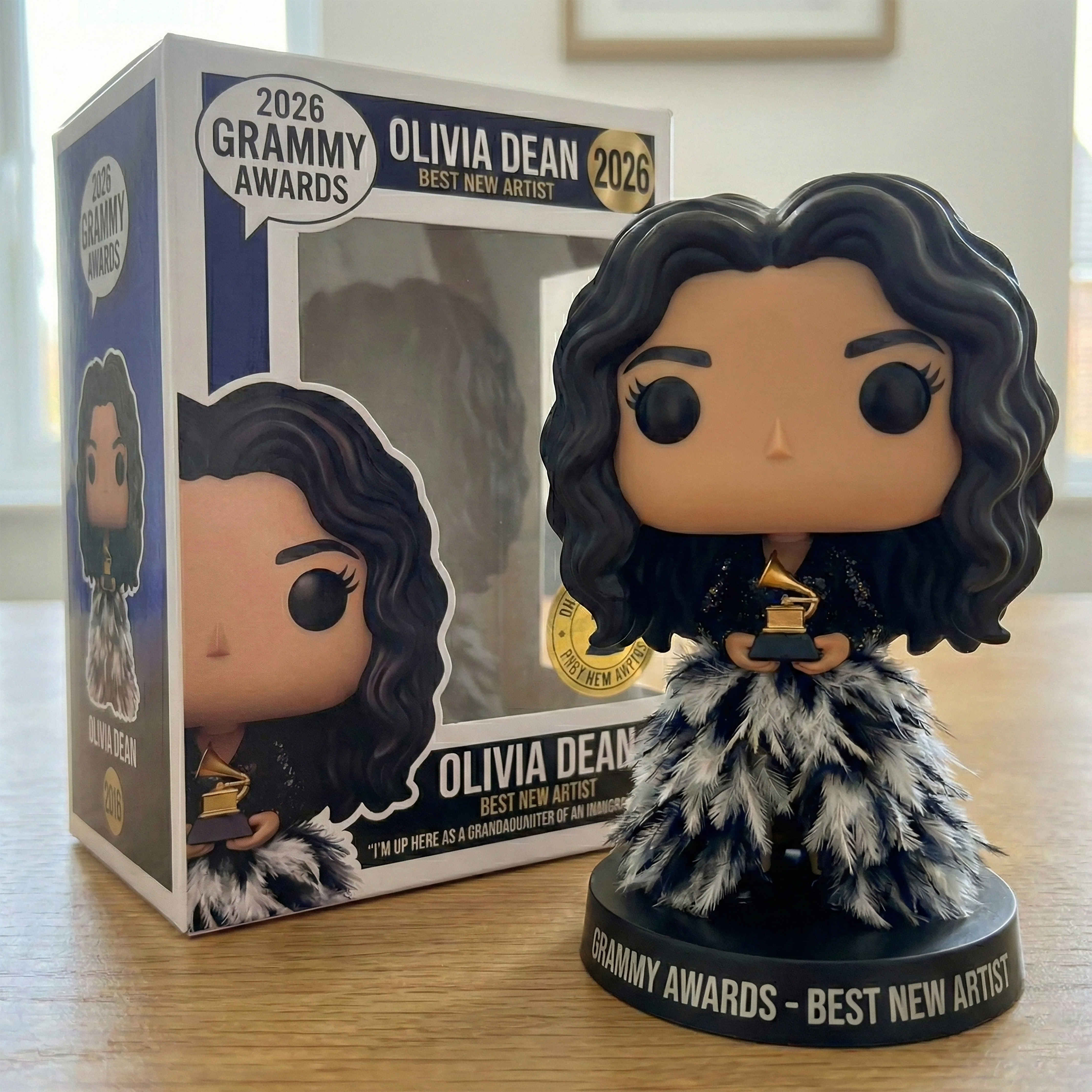 Olivia Dean Best New Artist Commemorative Figure 🌟🏆（presell）