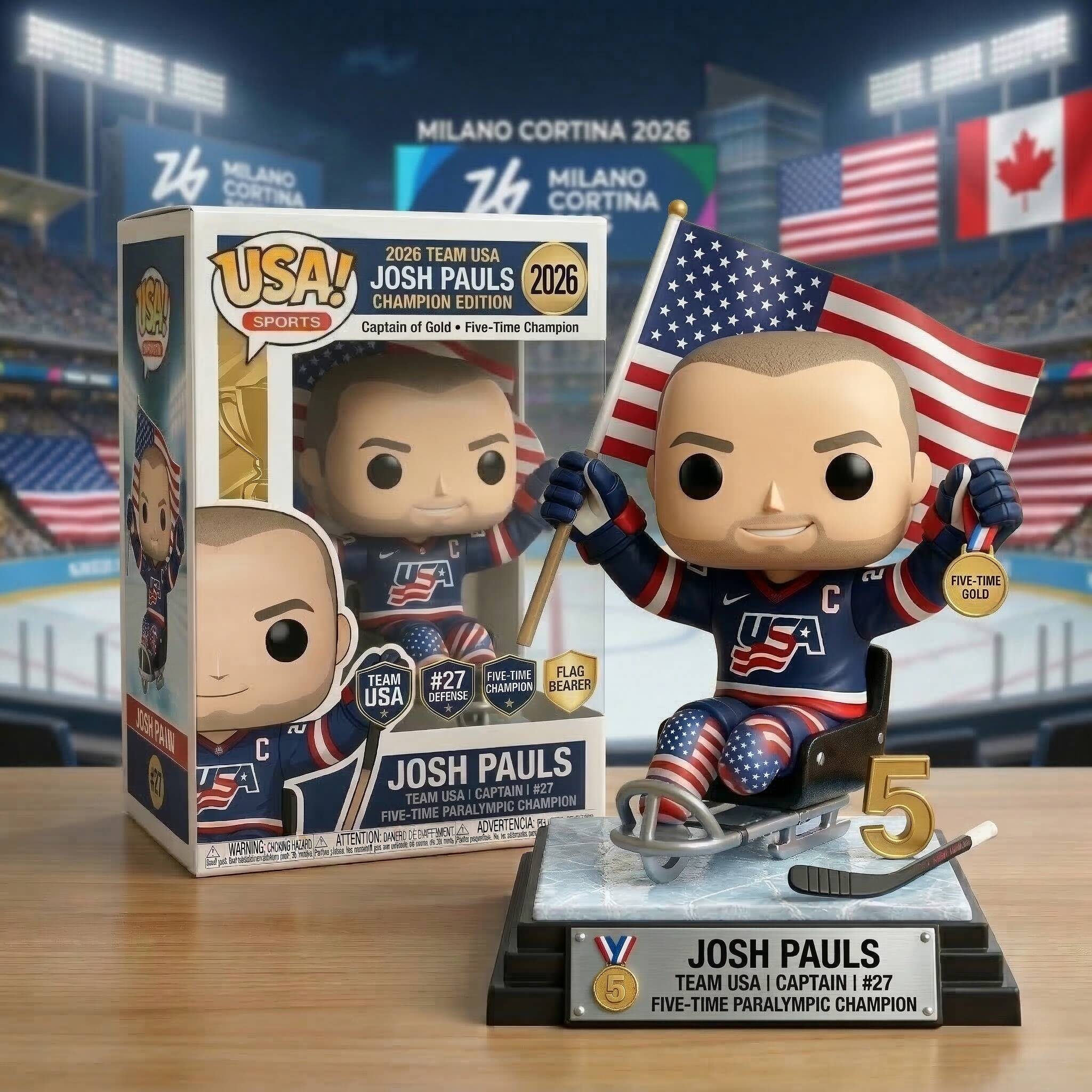 2026 Team USA Para Ice Hockey Champion Series Pop! Figure