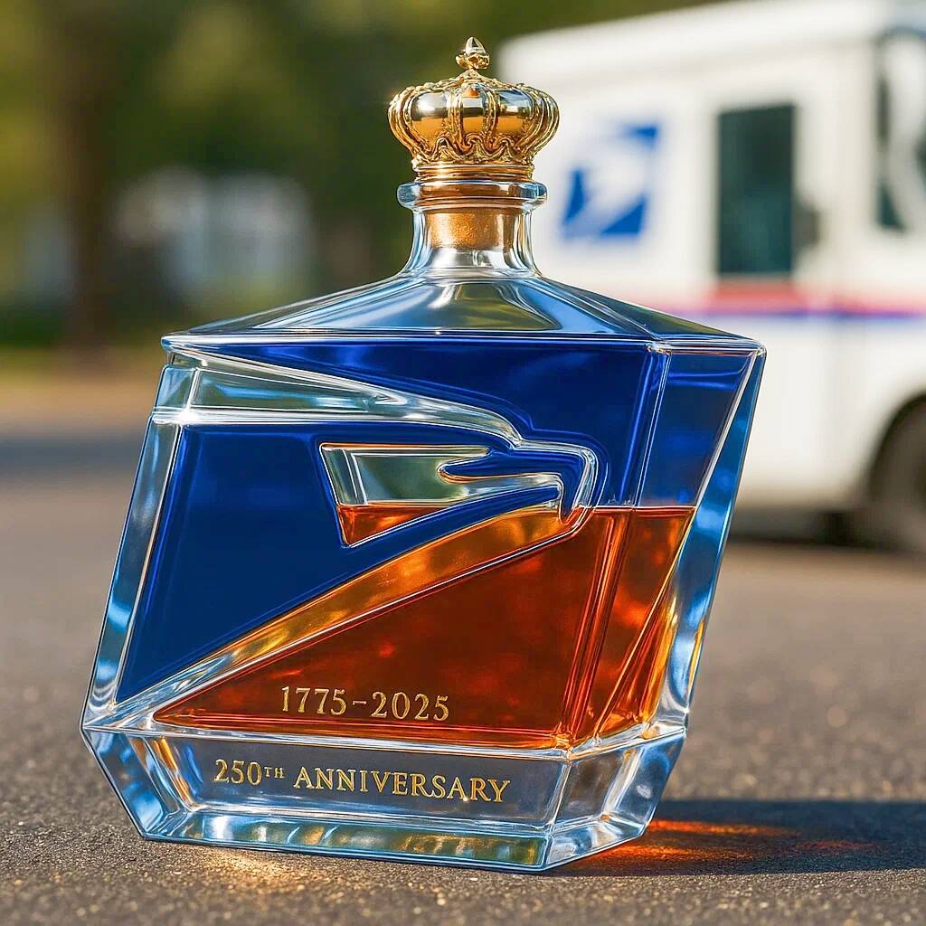 USPS 250TH Anniversary Whisky Bottle