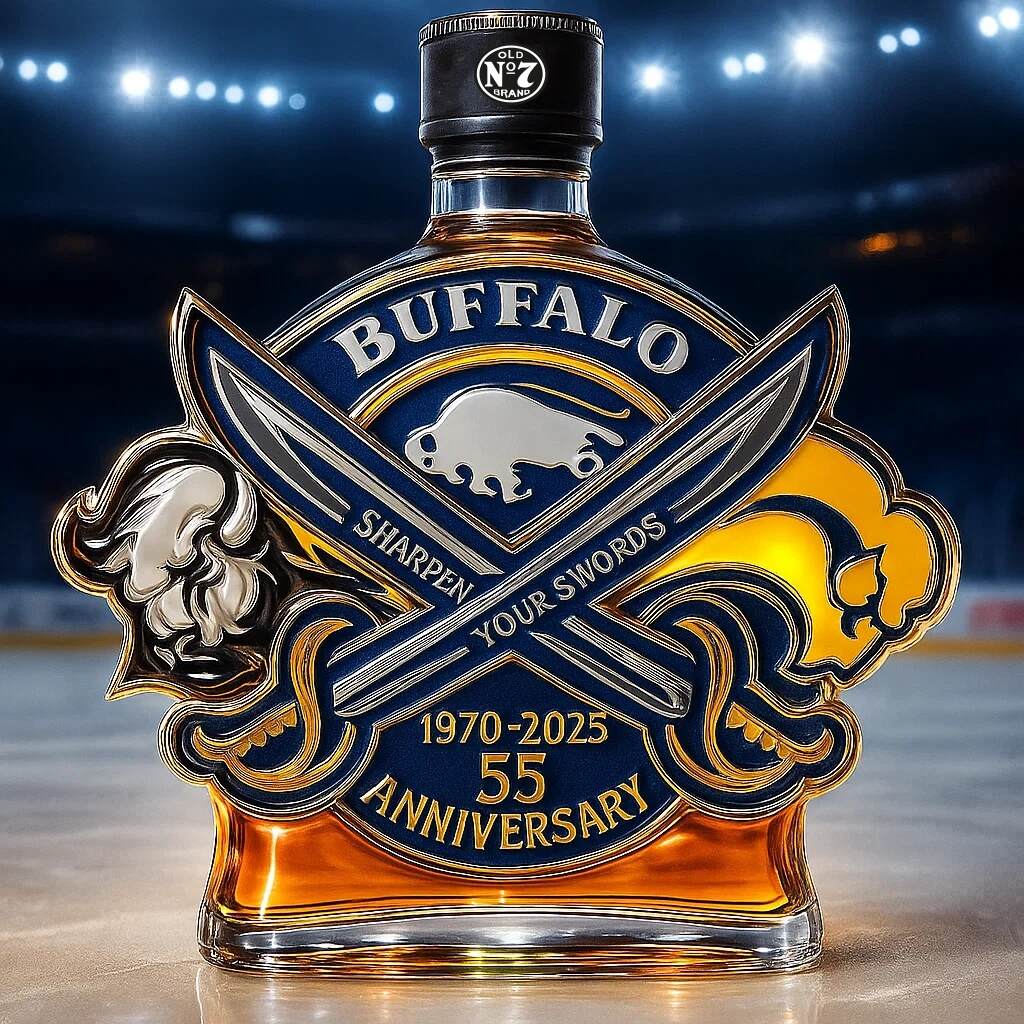 Buffalo Sabres Commemorative Whisky Bottle