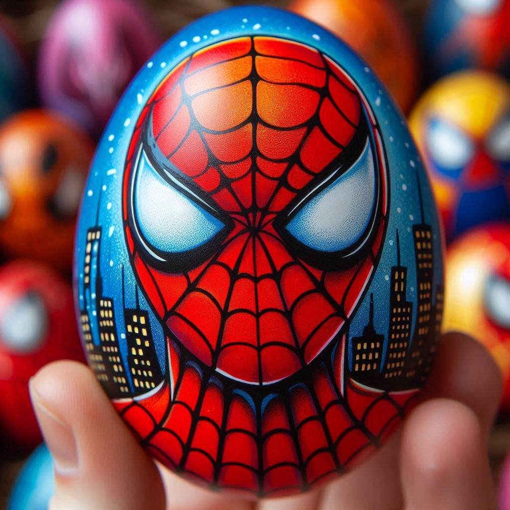 Superhero Easter Eggs