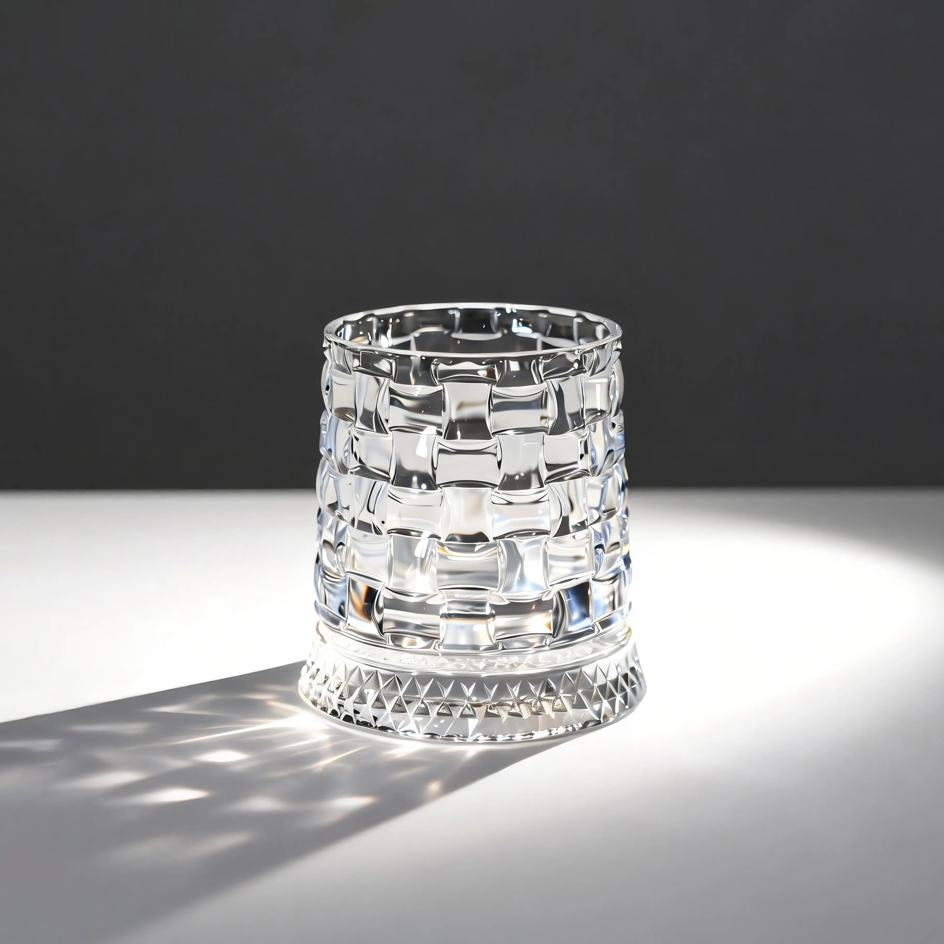 Luxury 360° Stress Relief Spinning Crystal Glass