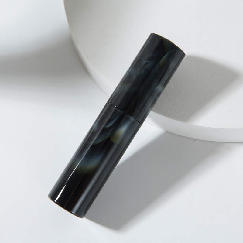 Luxury Marble & Leather Wrapped Refillable Mini Perfume Atomizer