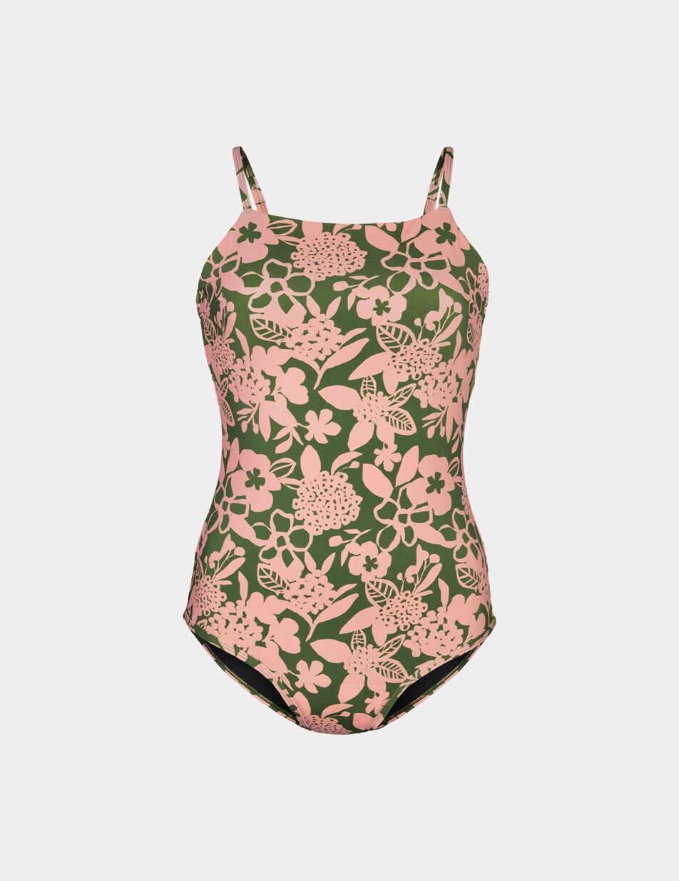 Teen Period Swim Square Neck One-Piece