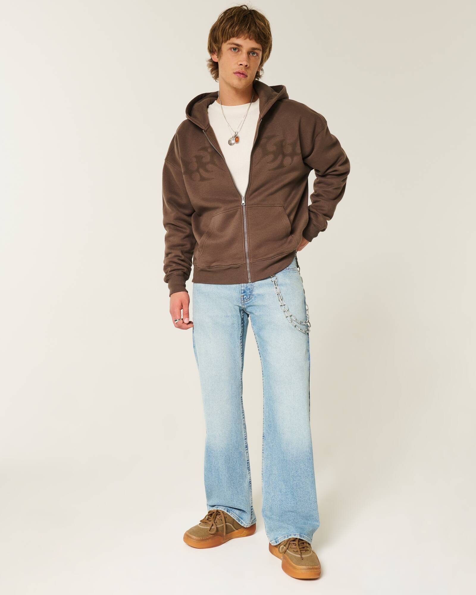 Light Wash Bootcut Jeans