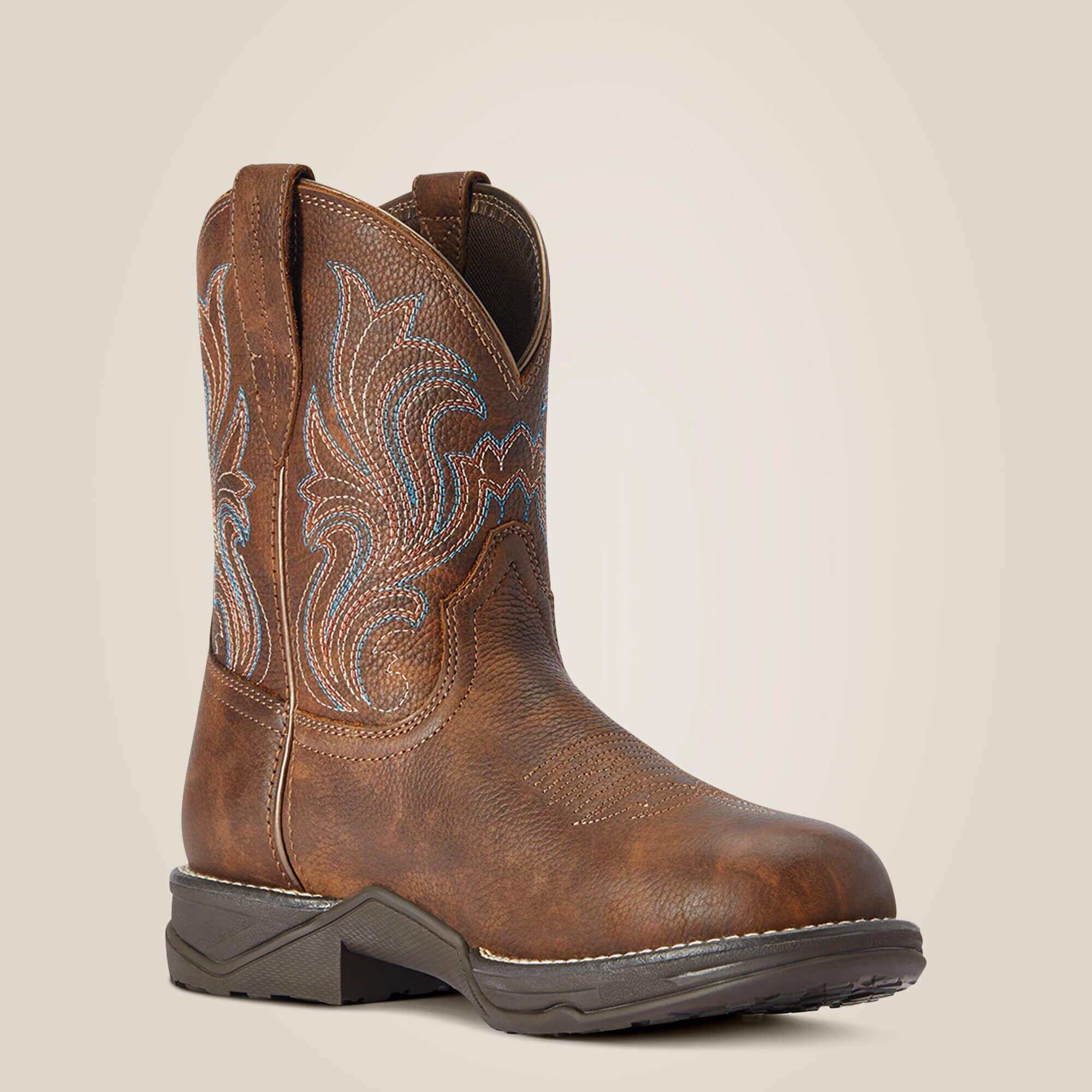 Anthem Round Toe Shortie Western Boot