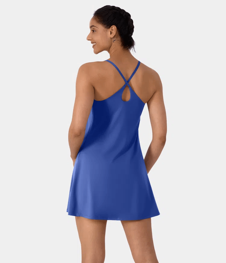 🔥Flash Sale🔥Softlyzero Plush Backless Active Dress-Easy Peezy