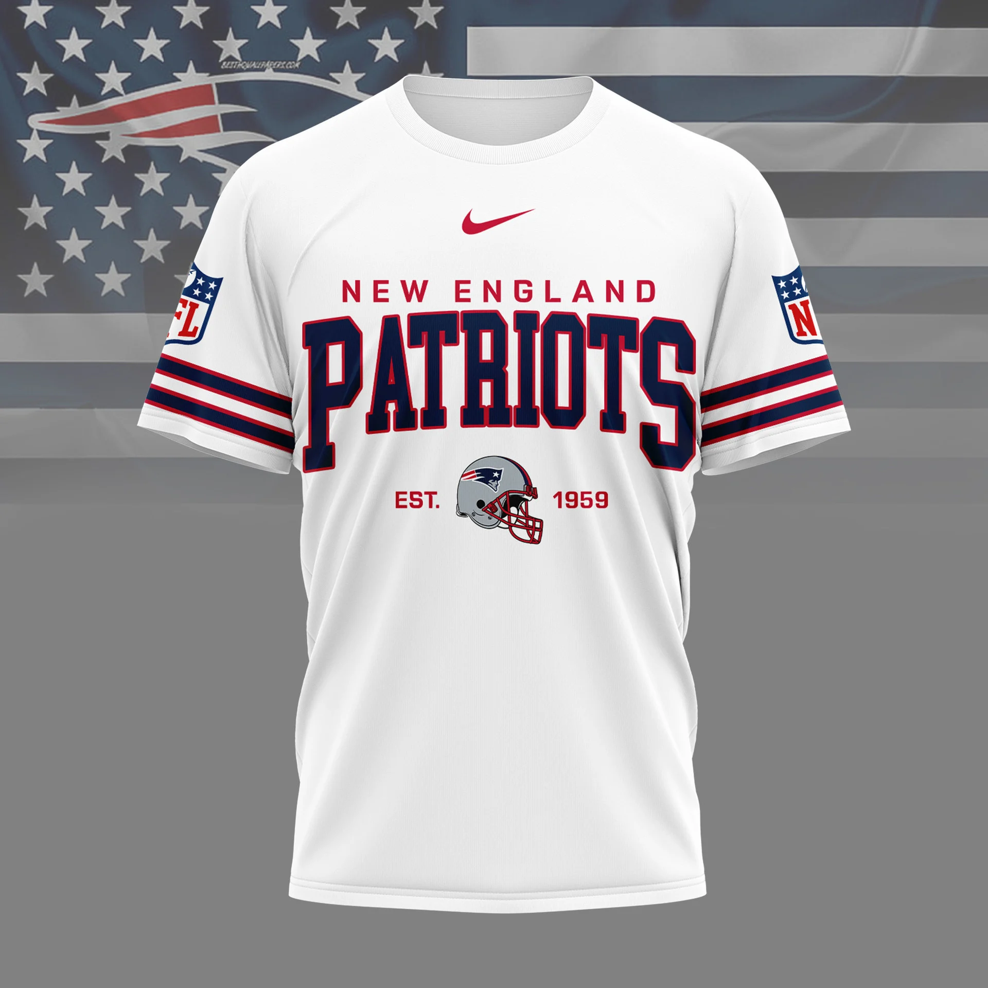 New England Patriots | Premium NFL Heritage 3D Shirt NY