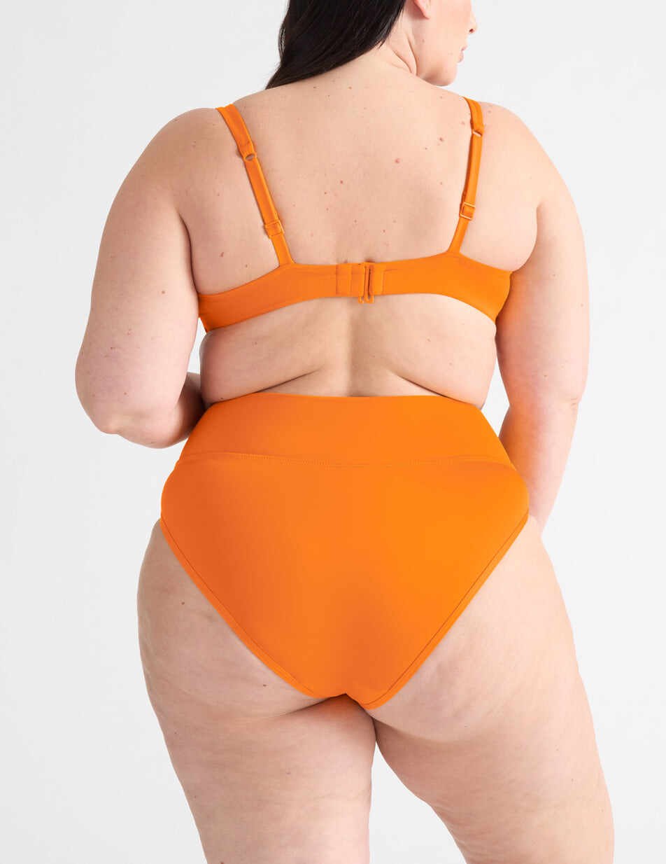 Leakproof Sculpt High Rise High Cut Swim Bottom
