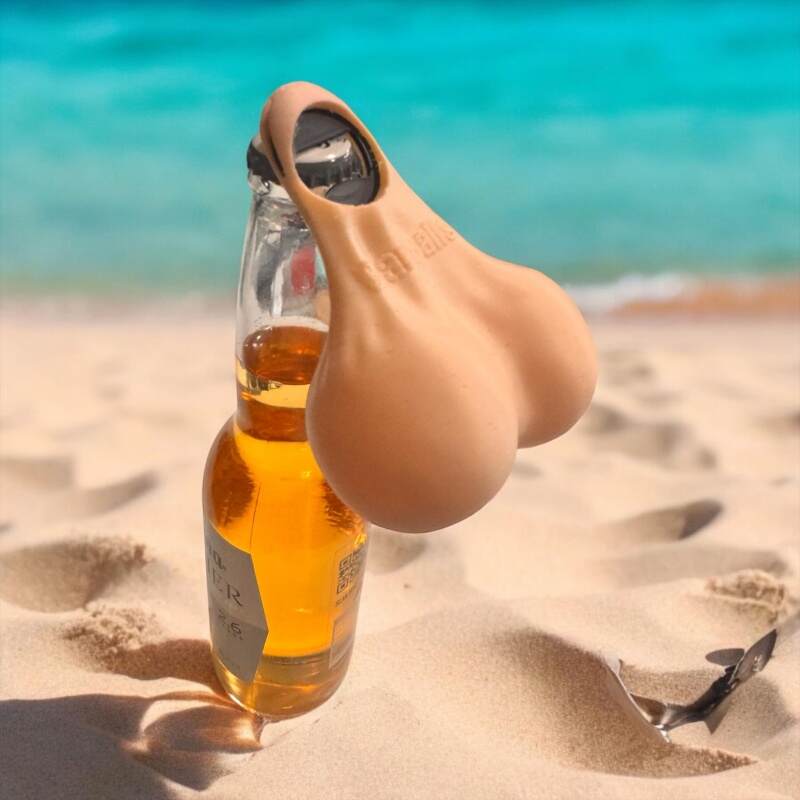Funny Bottle Opener Testicle