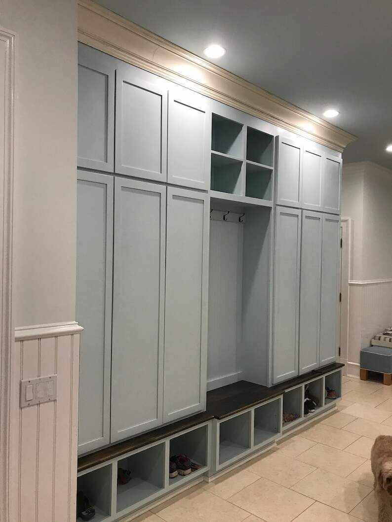 CONNECTICUT Locker entryway bench with storage