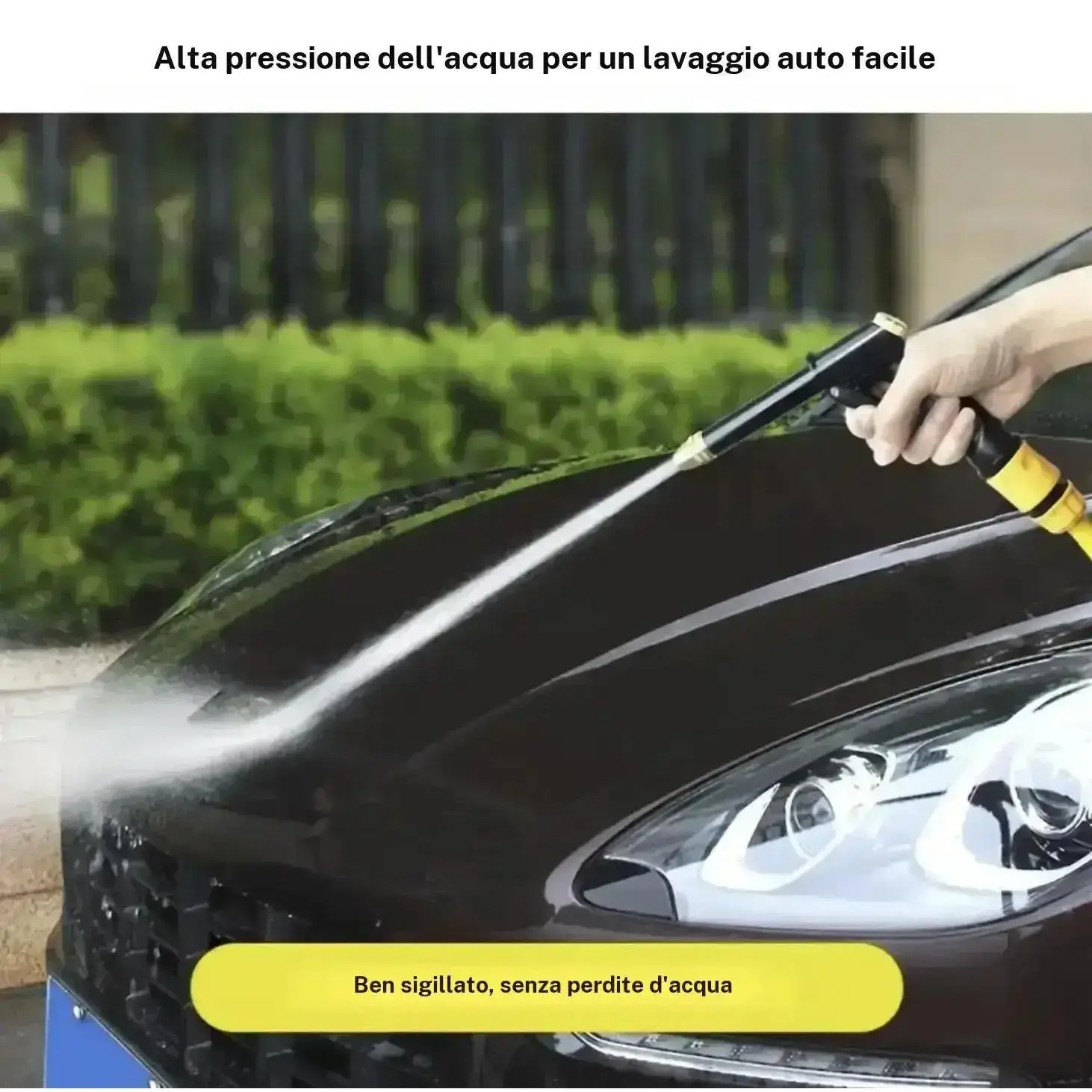 Portable High Pressure Water Sprayer, Adjustable Garden Hose Nozzle Sprayer, Car Washing & Maintenance Tool, Pet Cleaning Tool & Dealsforyoudays