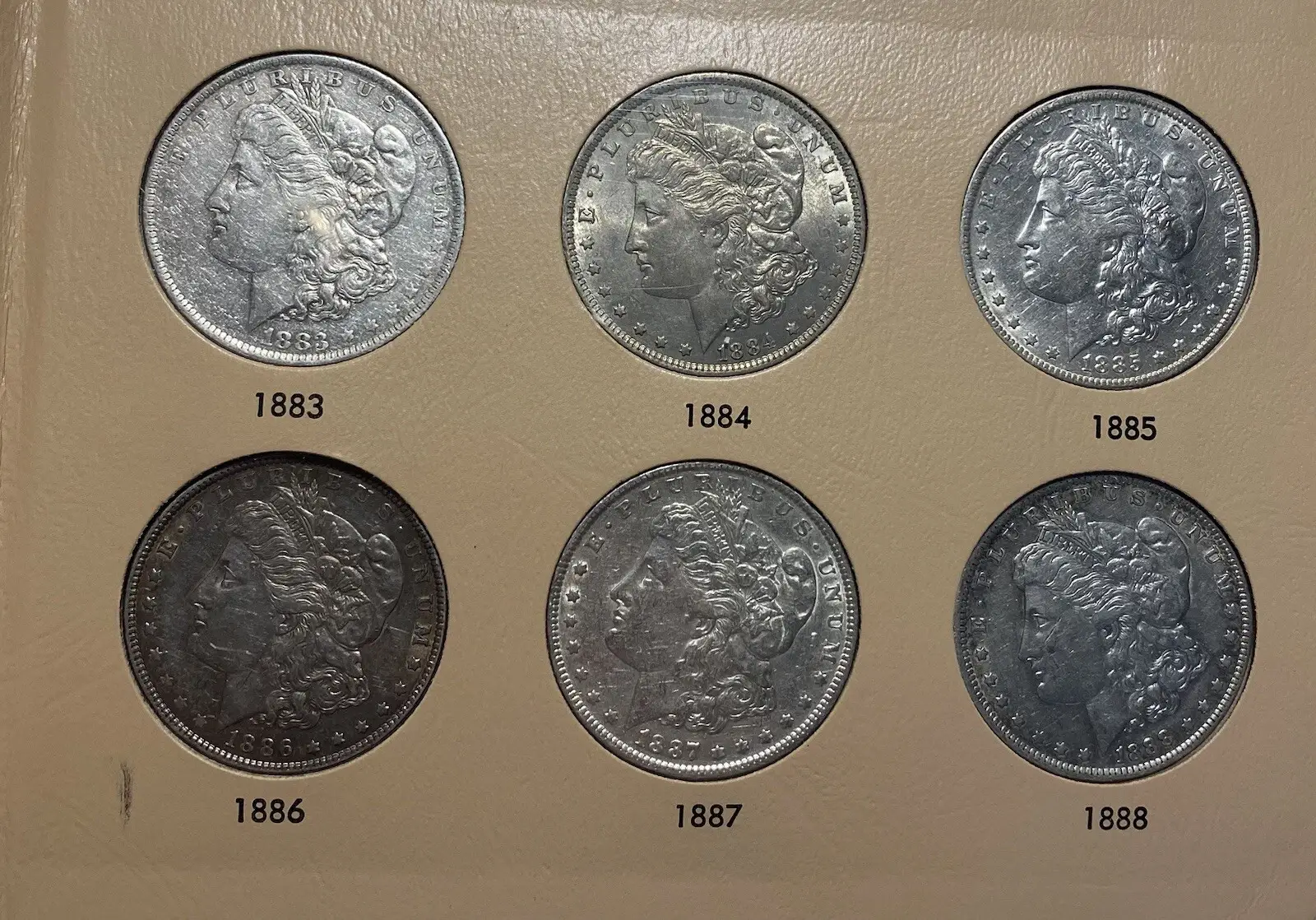【Complete Set】1878–1921 S Morgan Silver Dollar Set-28PC — MS60💰 Free Shipping