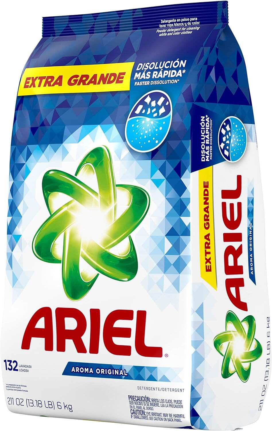 Ariel Powder Laundry Detergent, Original Scent, 211 ounces 42 Loads