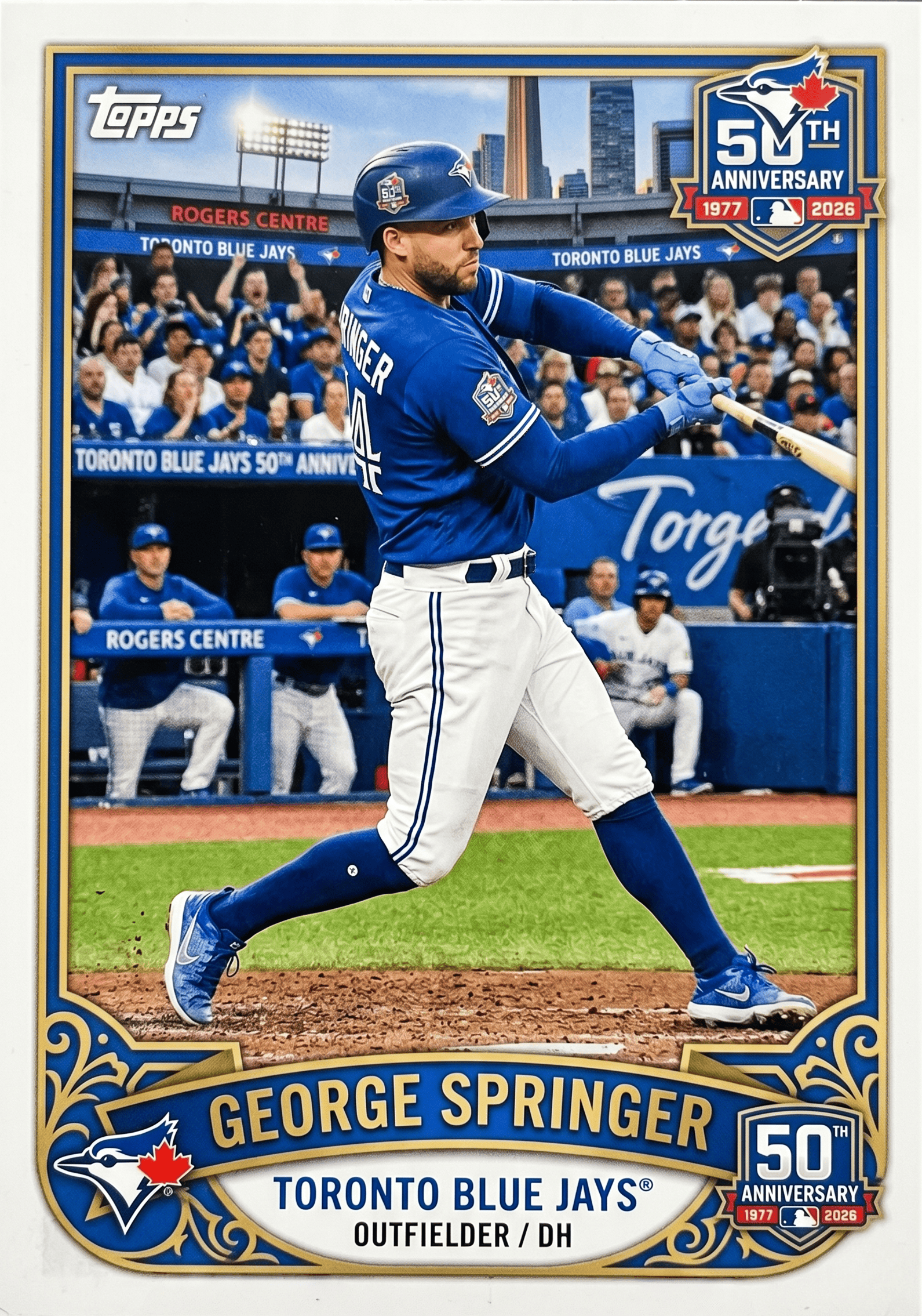 2026 Toronto Blue Jays 50th Anniversary Trading Cards Hobby Box