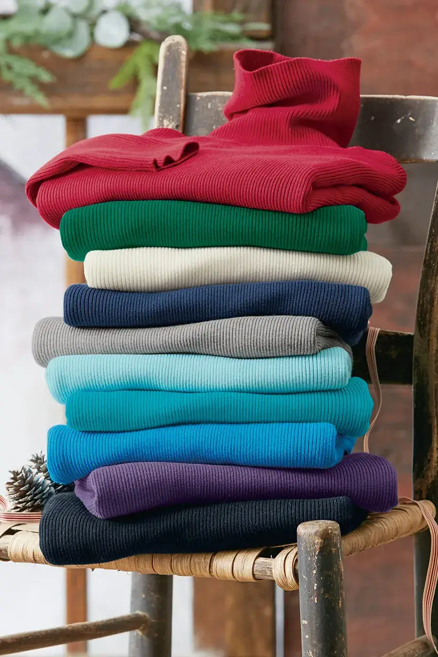 Ribbed Turtleneck Sweater