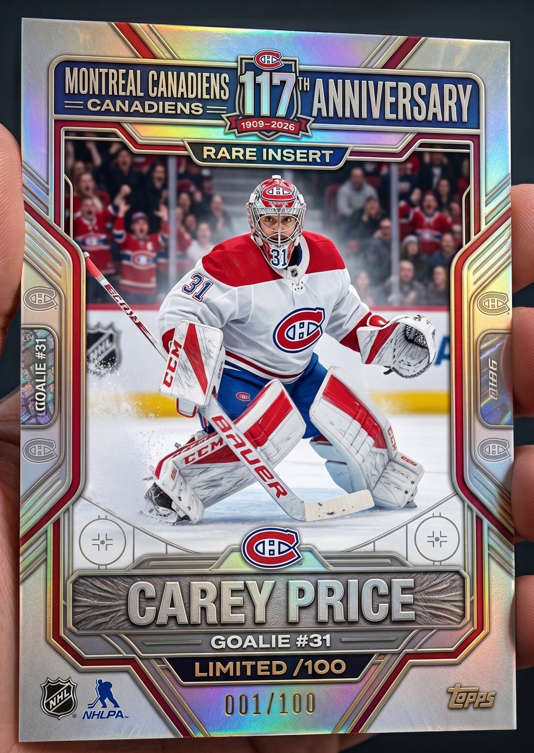2026 Montreal Canadiens 117th Anniversary Hobby Box